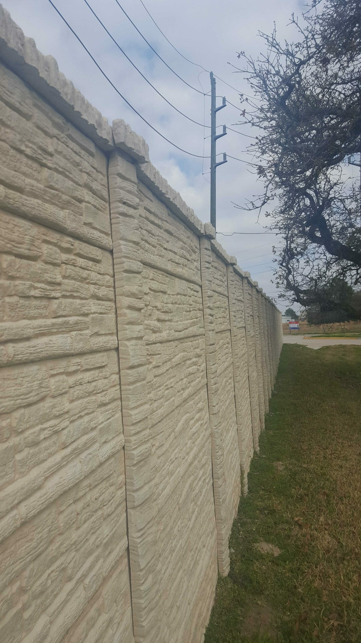 concrete fencing and masonry