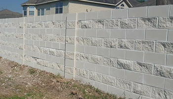 concrete fencing and masonry